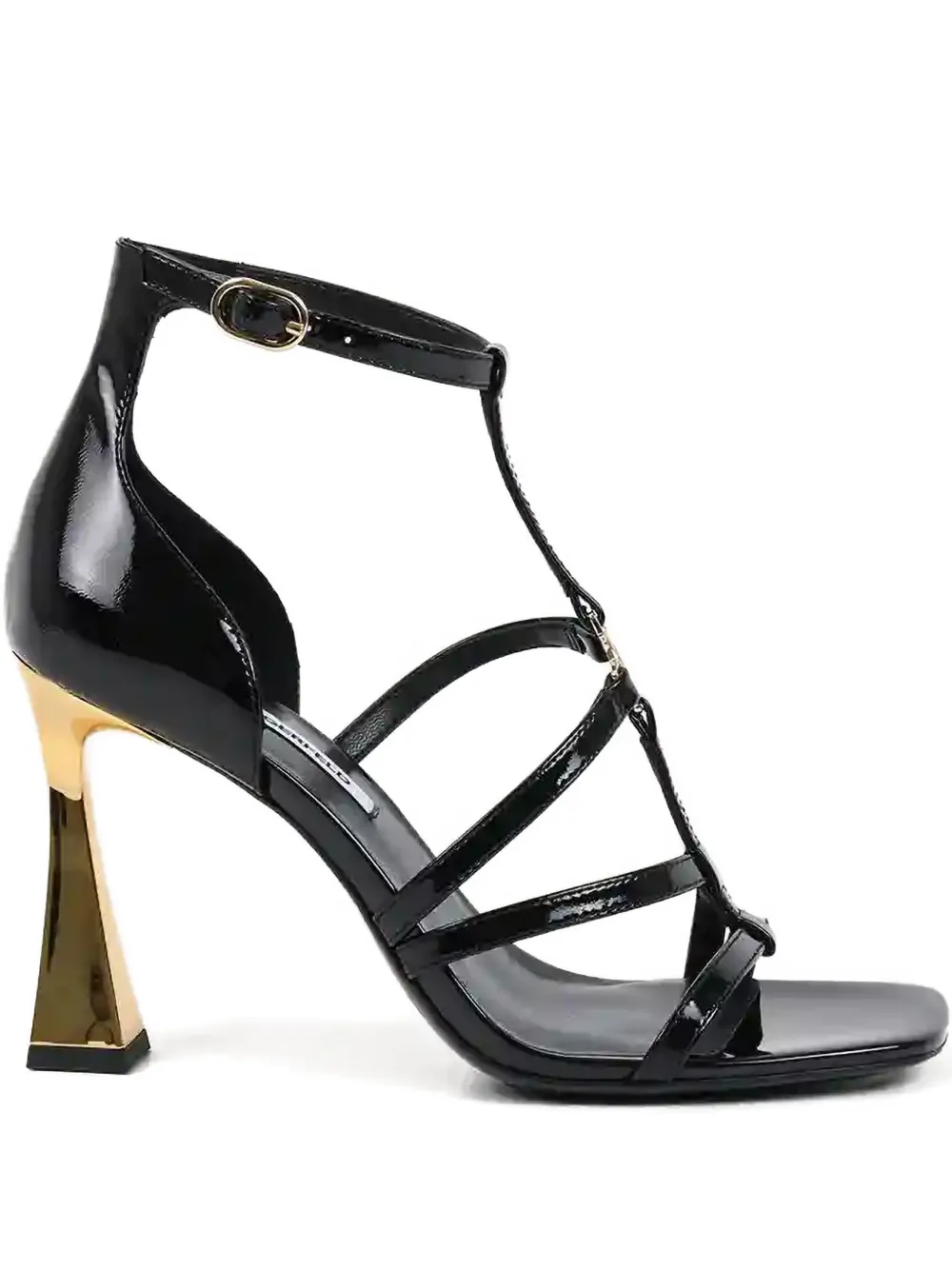 Karl Lagerfeld logo-appliqué sandals - Nero