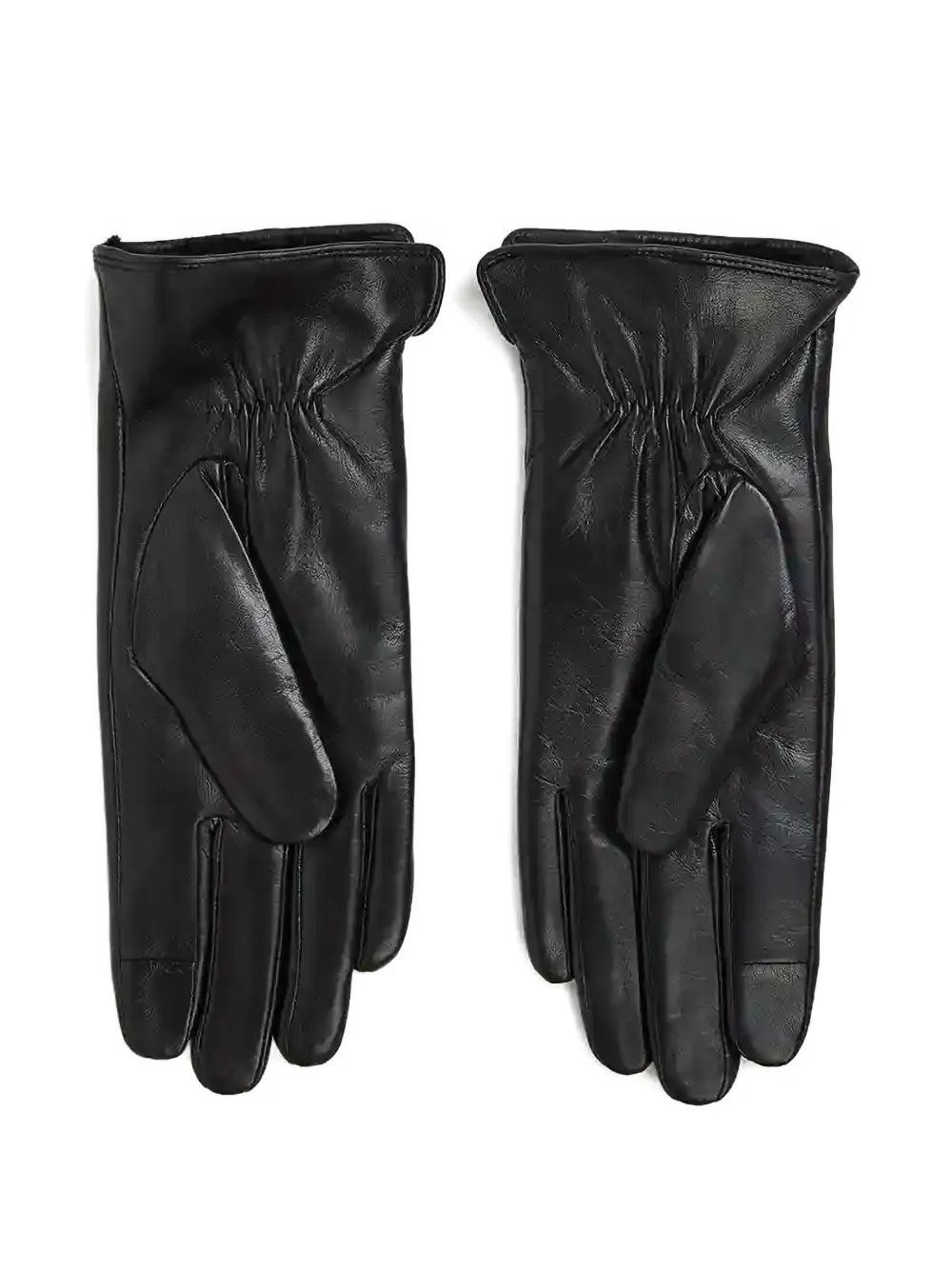 Karl Lagerfeld logo-detail gloves - Zwart