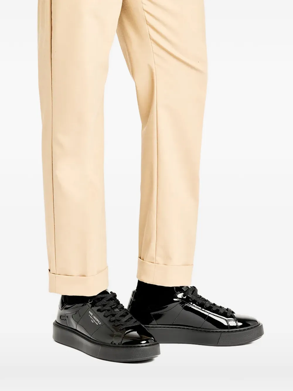 Karl Lagerfeld Sneakers met logo Zwart