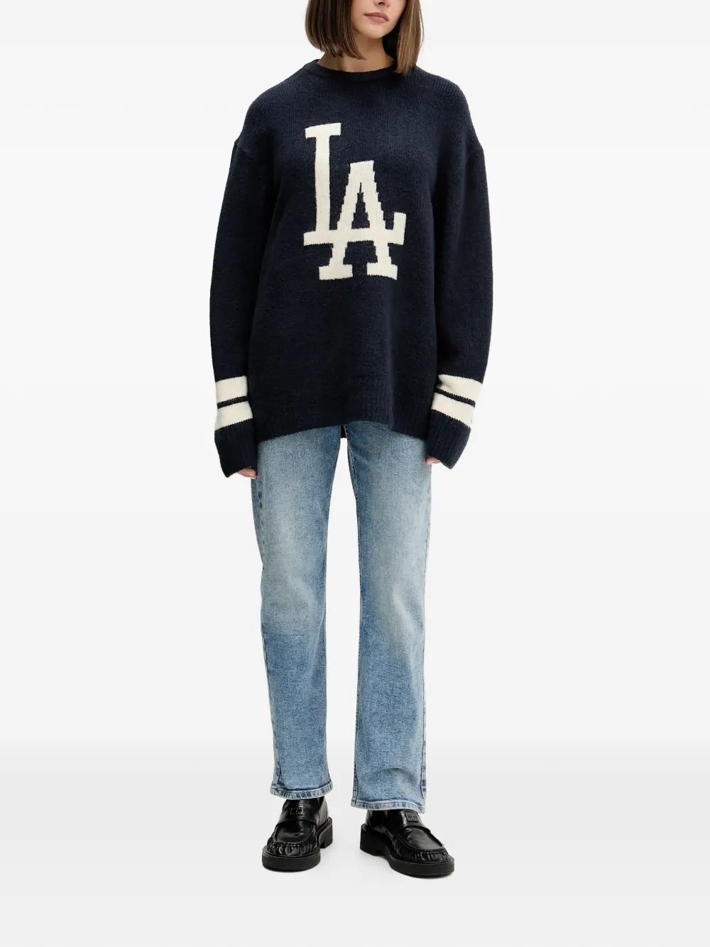 Karl Lagerfeld Jeans button jeans - Blauw