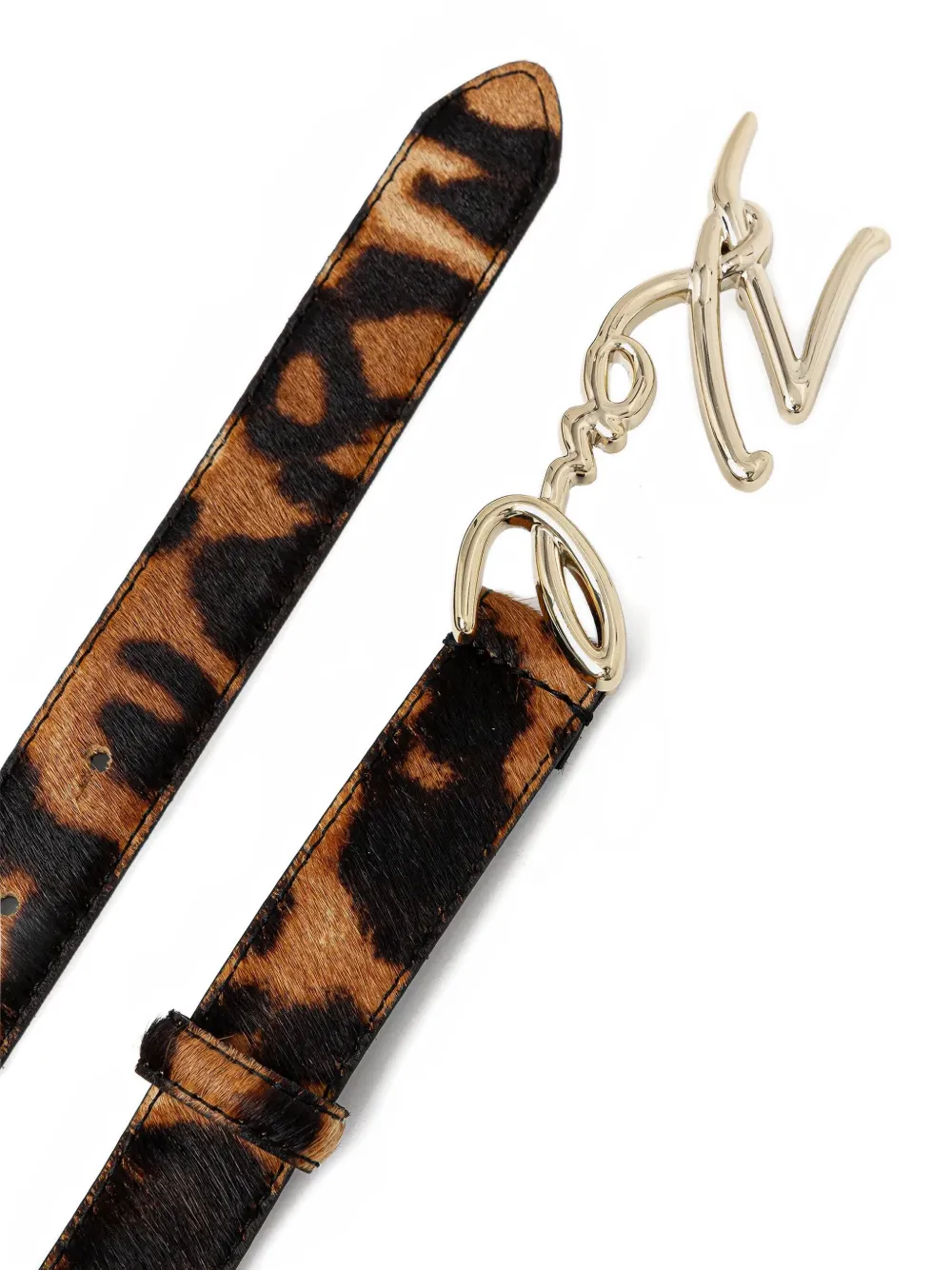 Karl Lagerfeld K/Signature logo belt - Bruin