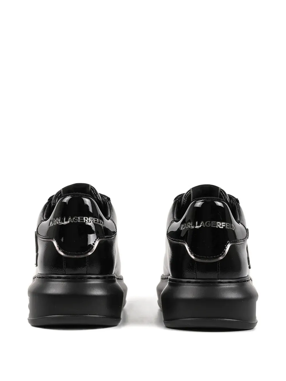 Karl Lagerfeld Signature Kapri Sneakers In Black