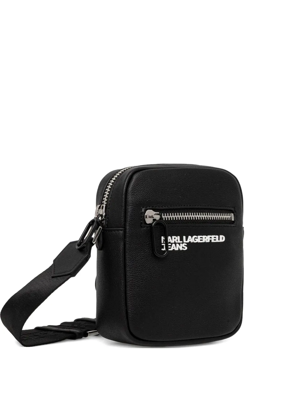 Karl Lagerfeld Jeans logo cross body bag - Nero