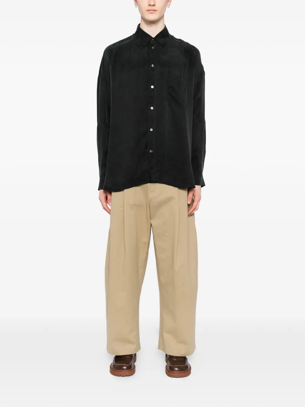 YMC pocket anti shirt - Zwart