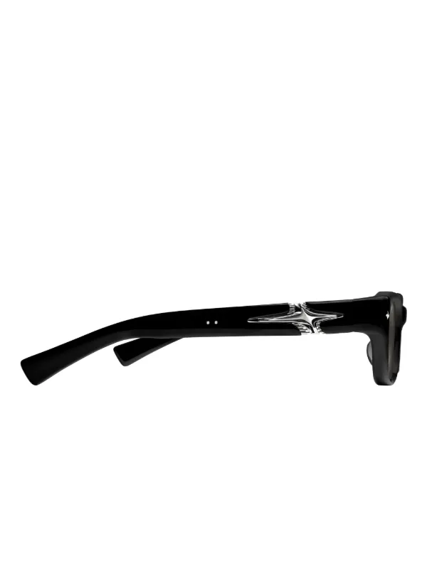 gentle monster kant-01(BR) ブラック/ブラウン Gentle Monster Kant 01 (BR) Star rectangle-frames Glasses | Black