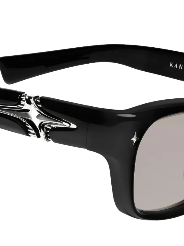 Gentle Monster Kant 01 (BR) Star rectangle-frames Glasses | Black