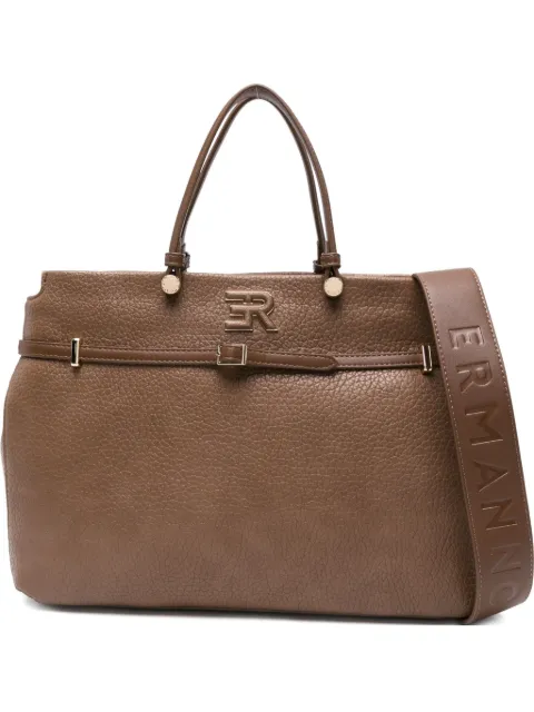 Ermanno Scervino logo-plaque tote bag