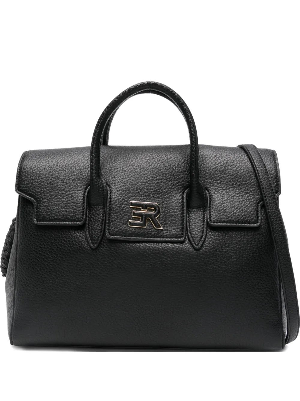 Ermanno Scervino Borsa tote con applicazione - Nero