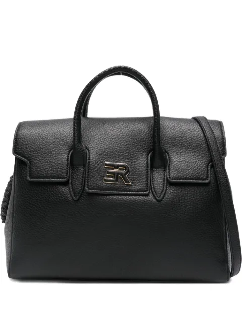 Ermanno Scervino logo-plaque braided-strap tote bag