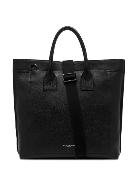 GIANNI CHIARINI logo-print tote bag