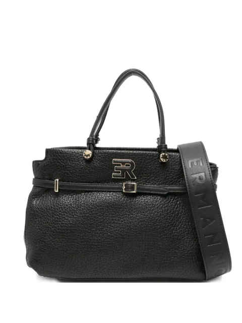 Ermanno Scervino logo-detal leather satchel bag 