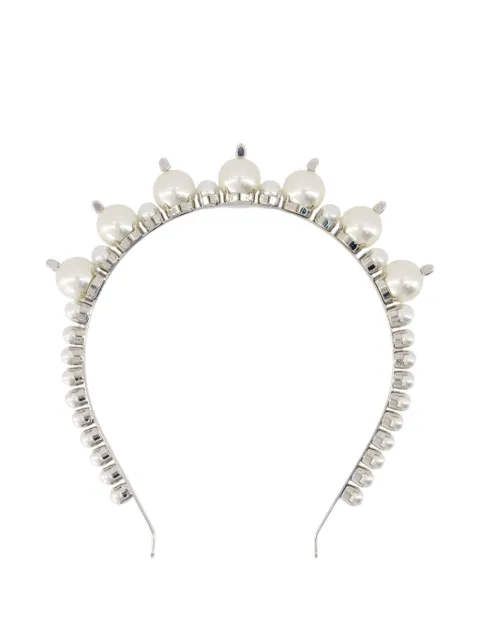 Simone Rocha crystal pearl tiara hairband
