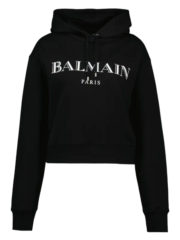 Balmain ロゴ パーカー | ブラック | FARFETCH JP