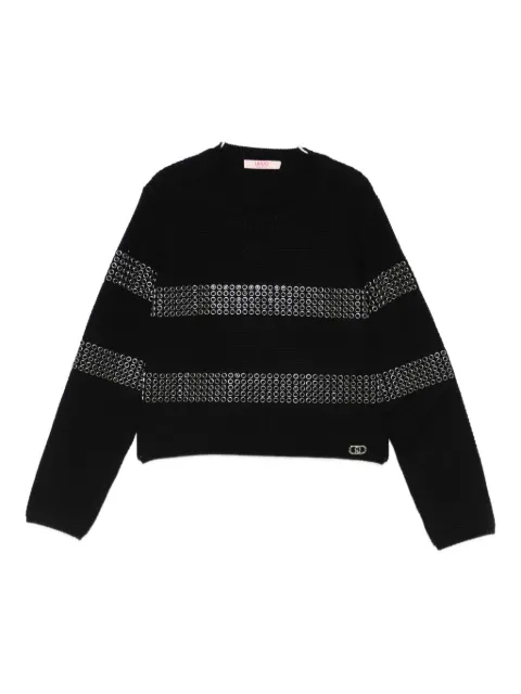 Liu Jo Kids rhinestone-embellished sweater