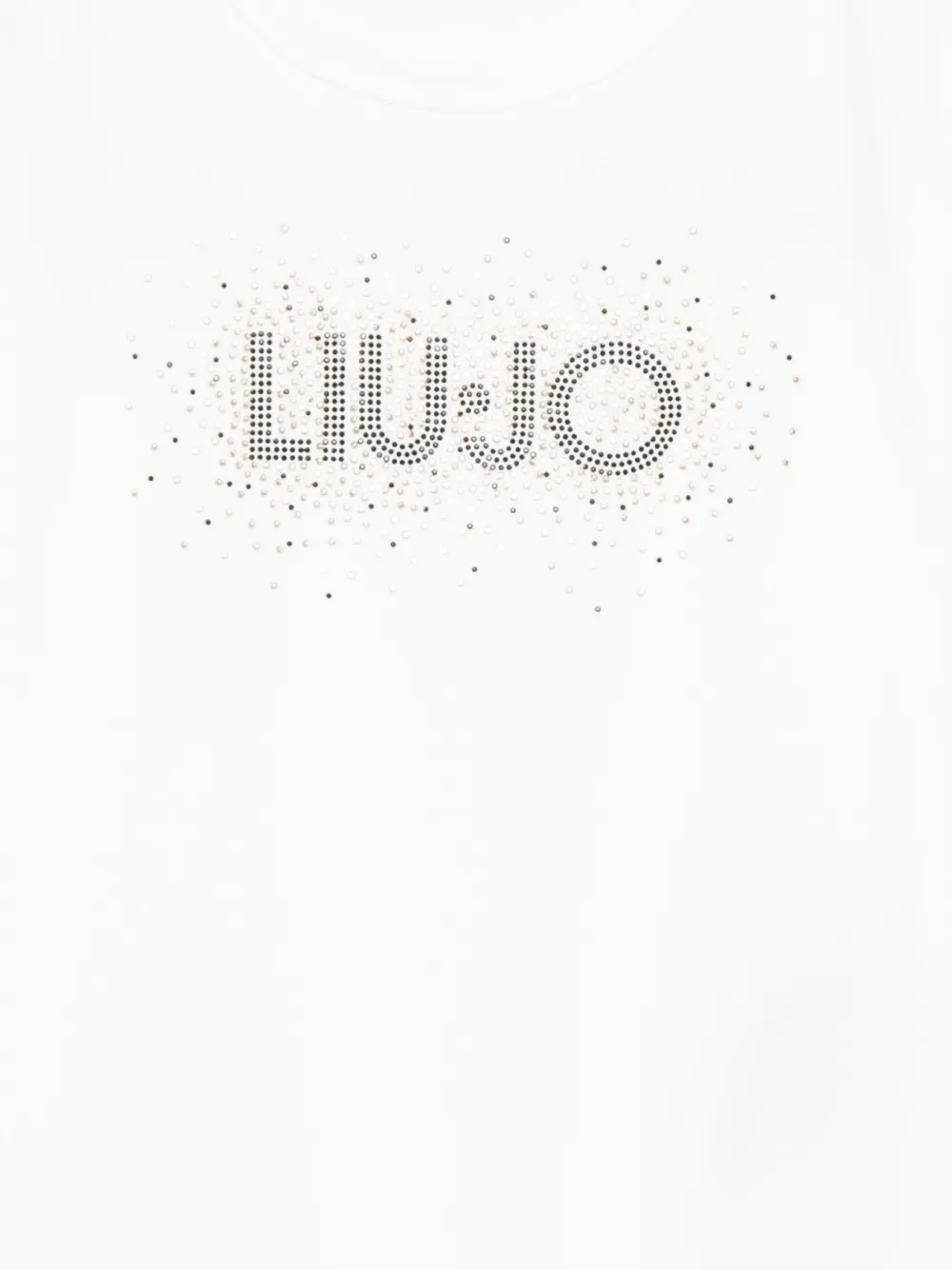 Liu Jo Kids T-shirt met logoprint en lange mouwen Wit