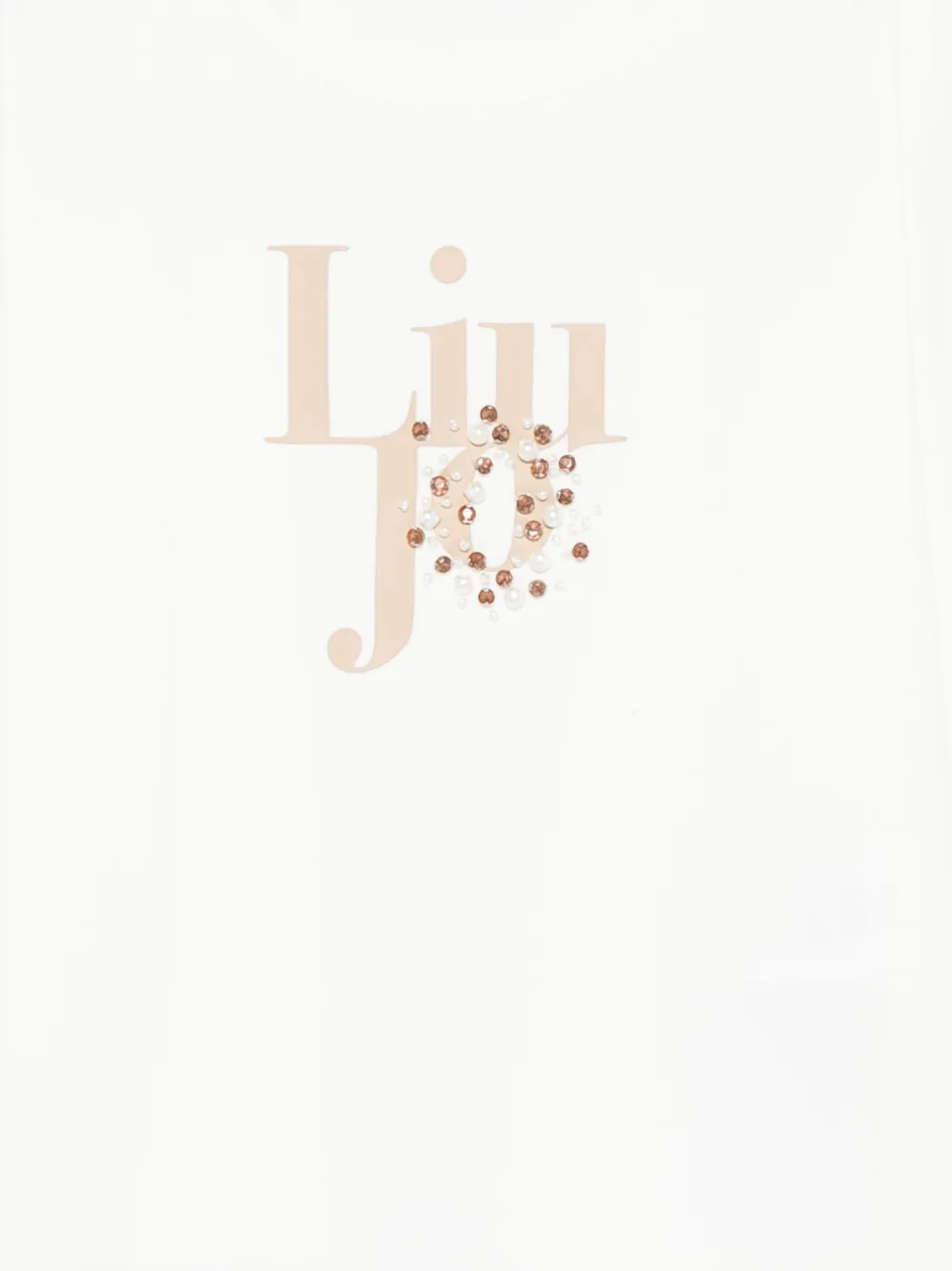 Liu Jo Kids T-shirt met logoprint Wit