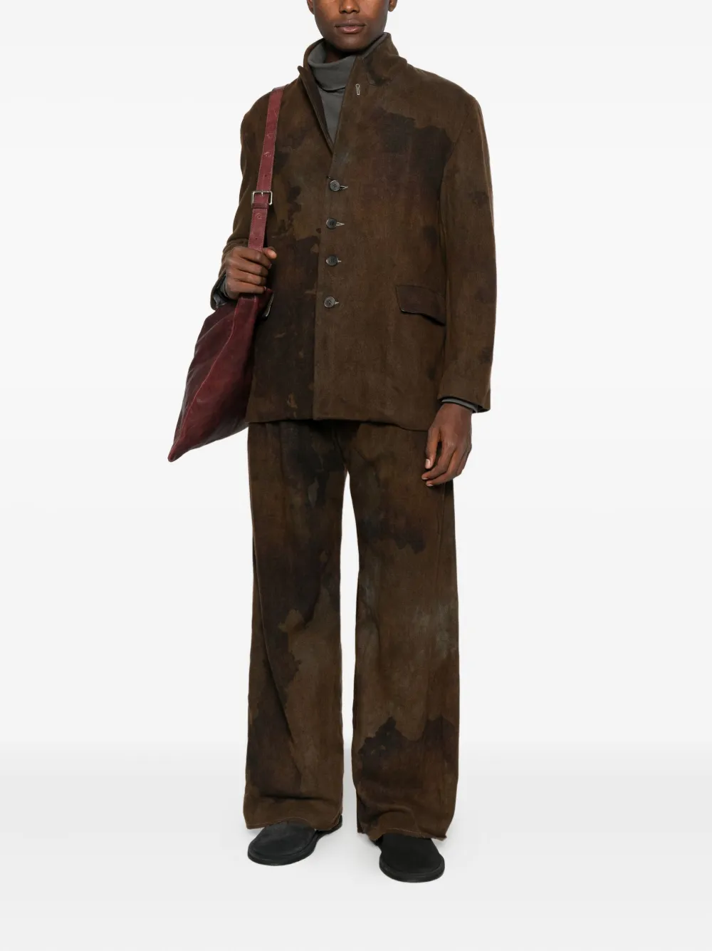 K'ANG flap-pocket buttoned jacket | Shirt Jackets | Image 2
