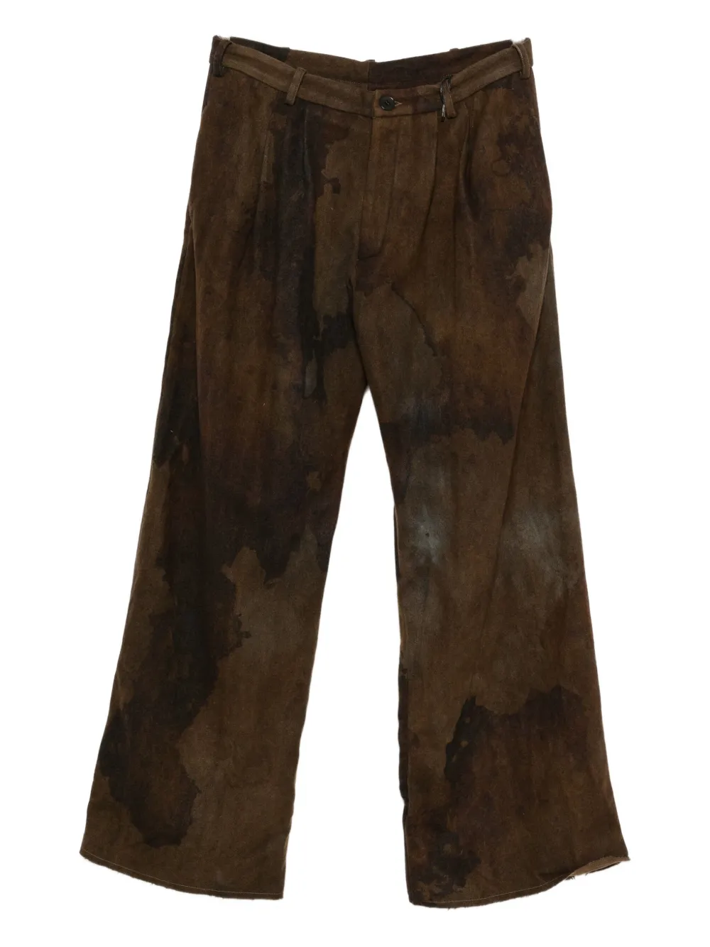 K'ang Pleated Trousers In Brown