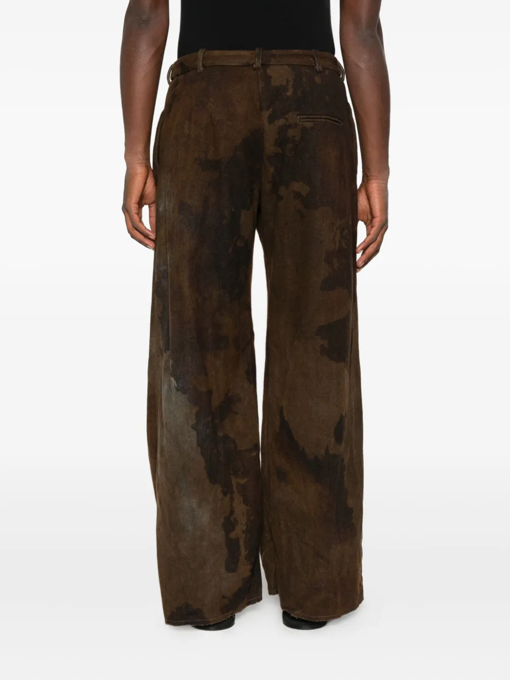 K'ang Pleated Trousers In Brown