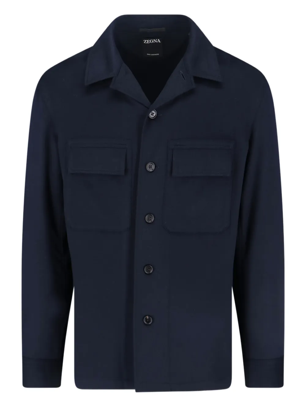 Zegna cashmere shirt - ブルー Zegna cashmere shirt - ブルー