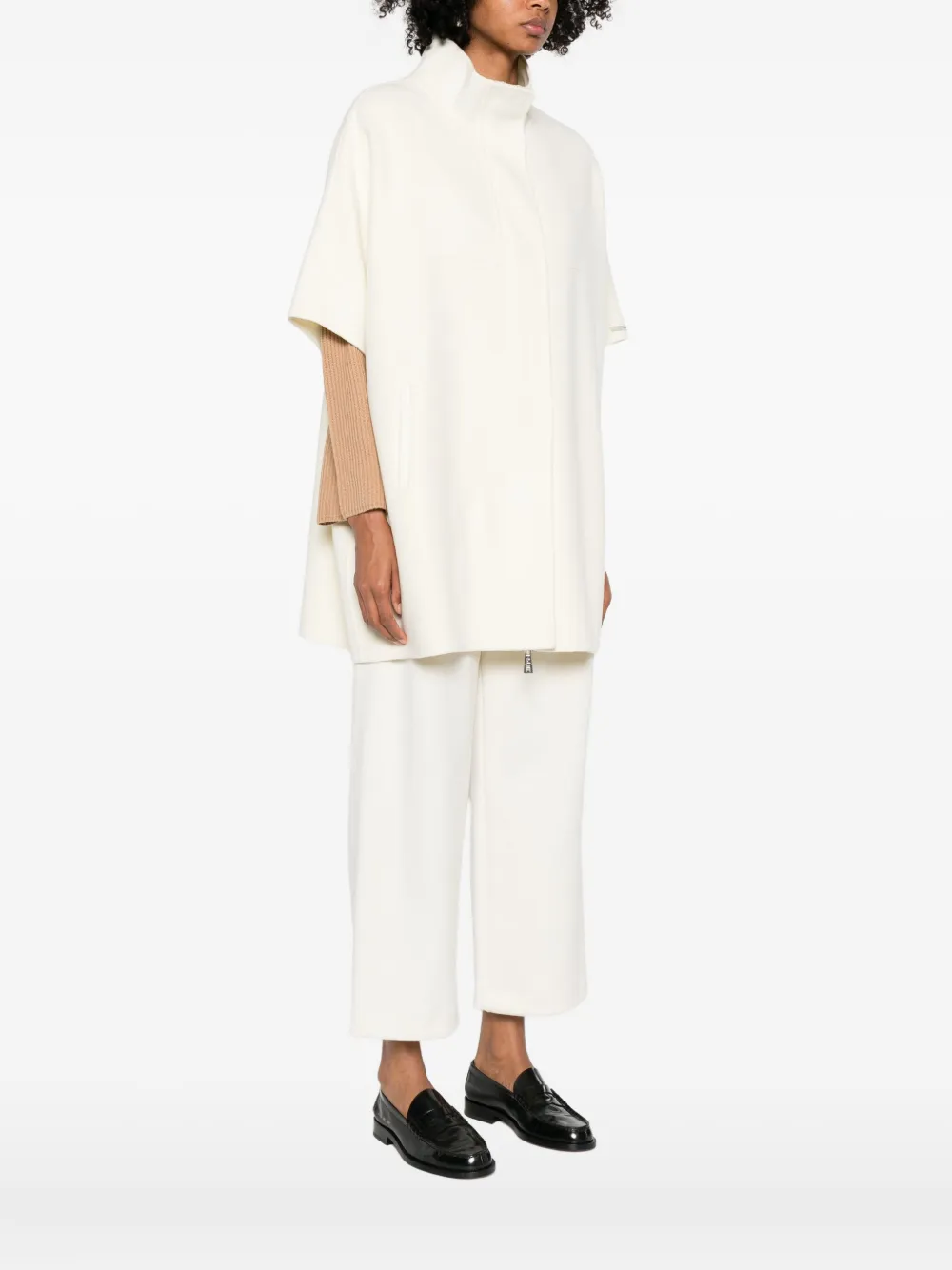 High-Neck Panelled Jacket