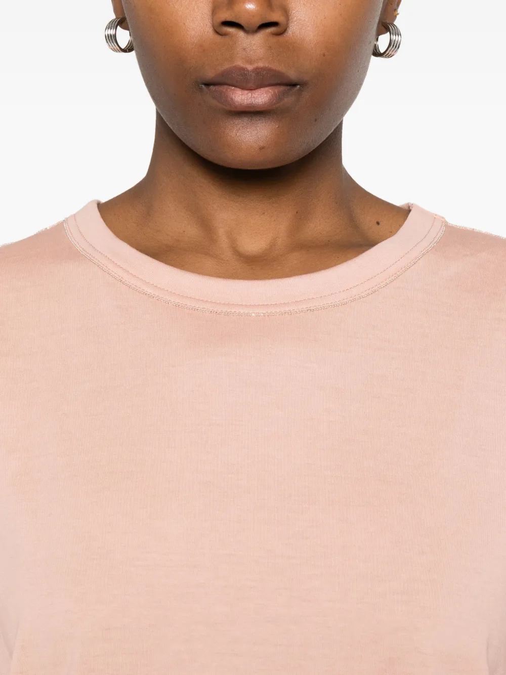 Fabiana Filippi Katoenen T-shirt Roze