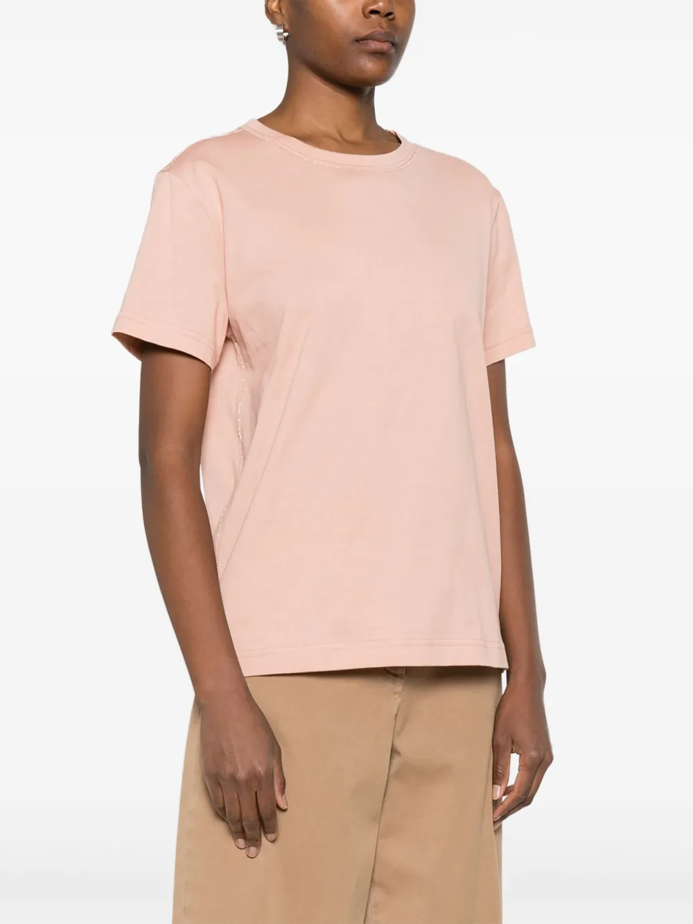 Fabiana Filippi Katoenen T-shirt Roze
