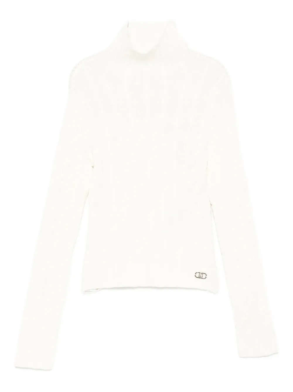 Liu Jo Kids cable-knit sweater - Bianco