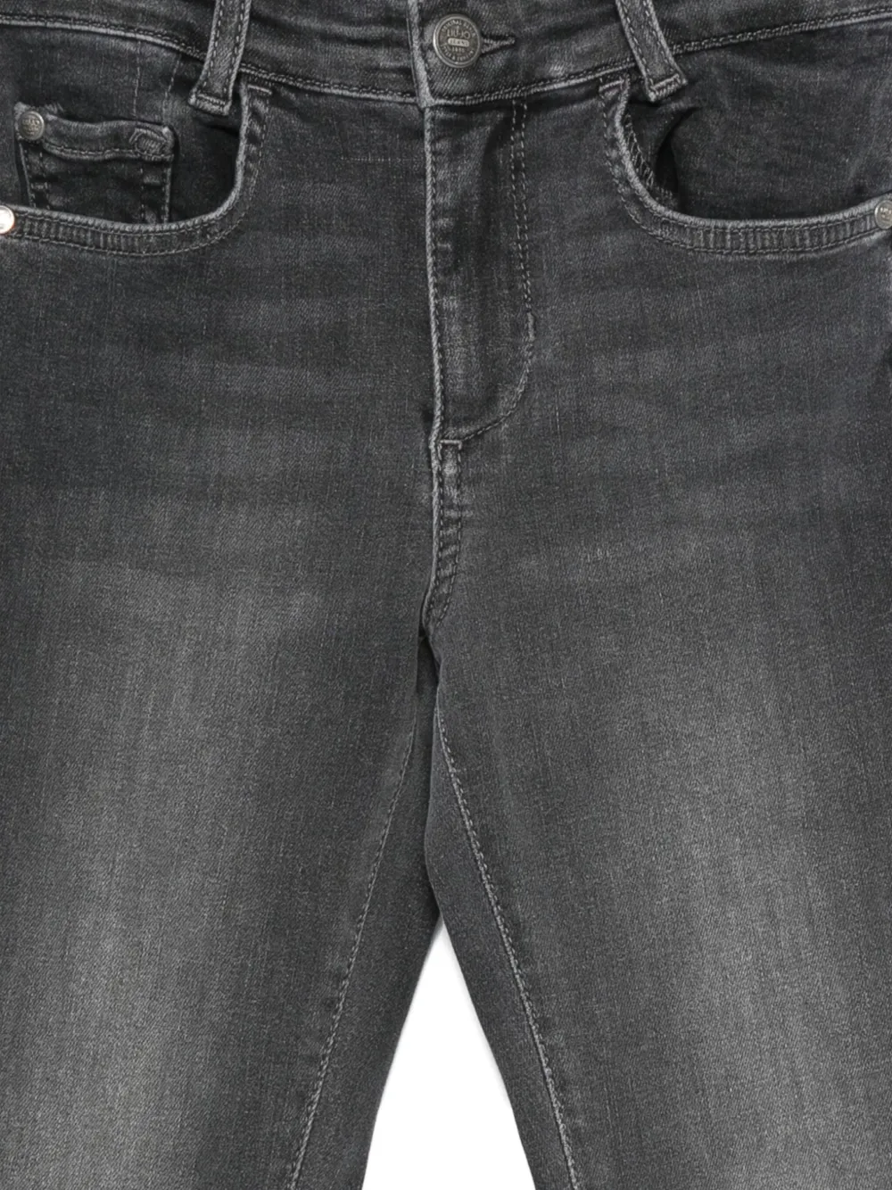 Liu •jo Five-pocket Flared Jeans In Gray