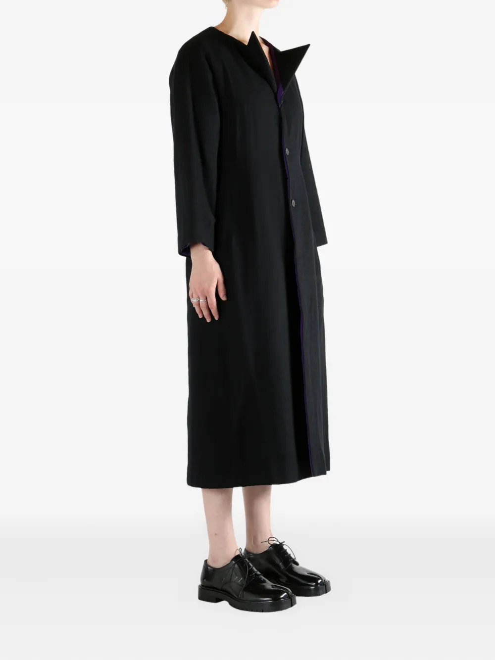 Yohji Yamamoto Jas met knopen Zwart