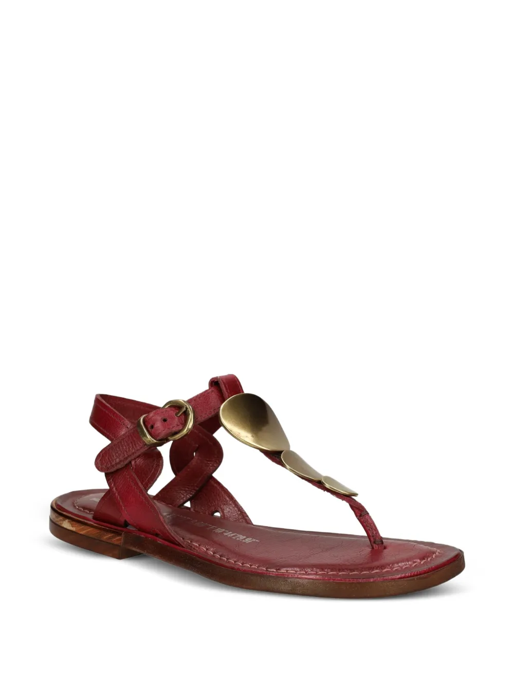 A.S.98 Verfraaide sandalen Rood