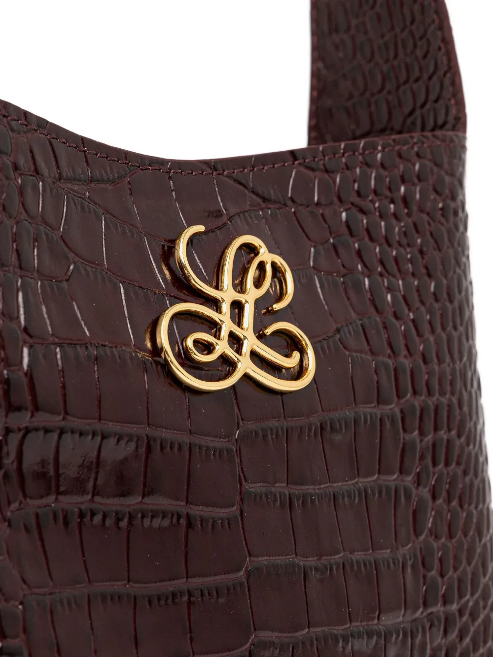 Luisa Spagnoli Importante Logo Tote Bag In Purple