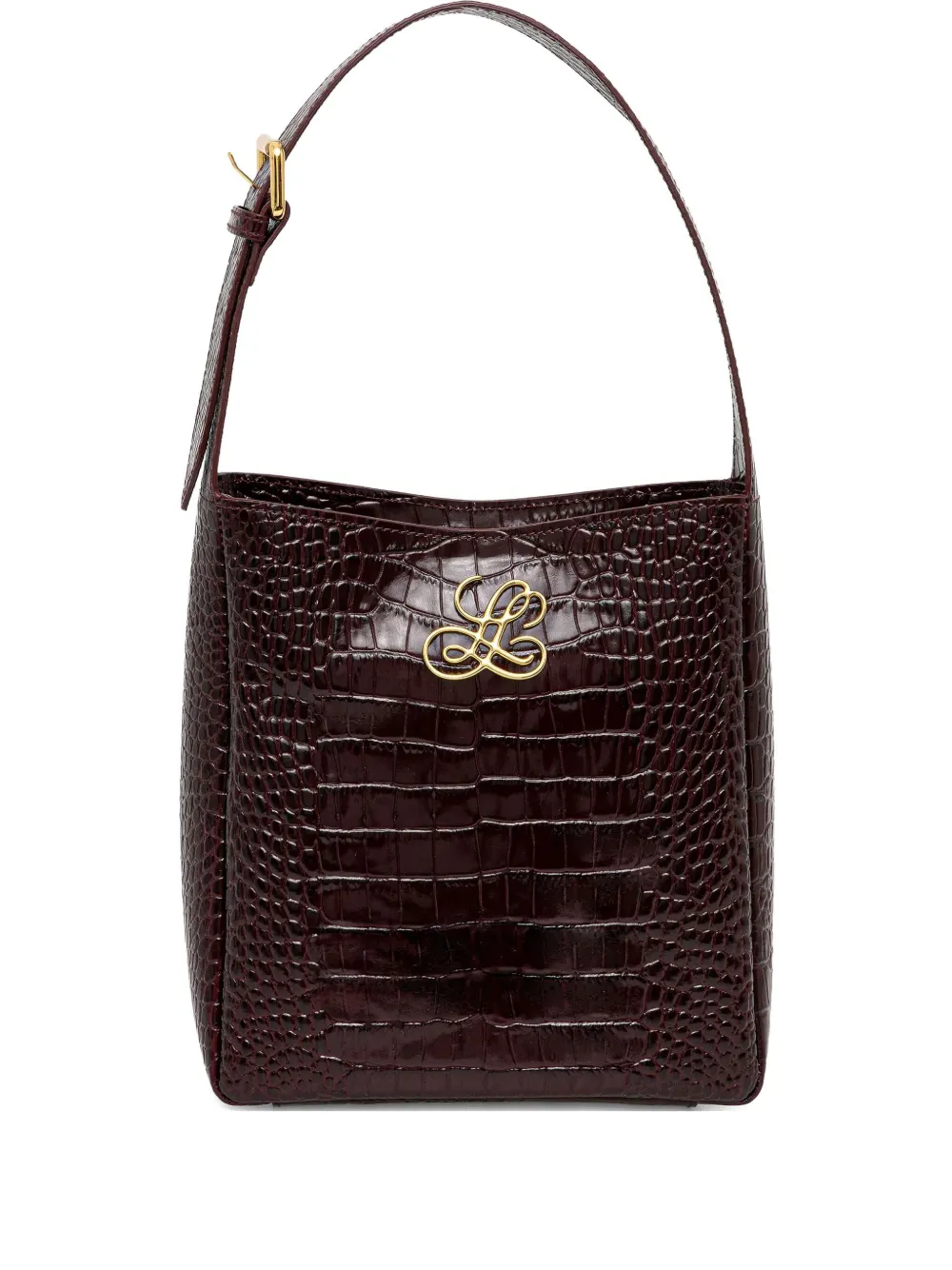 Luisa Spagnoli Importante Logo Tote Bag In Purple