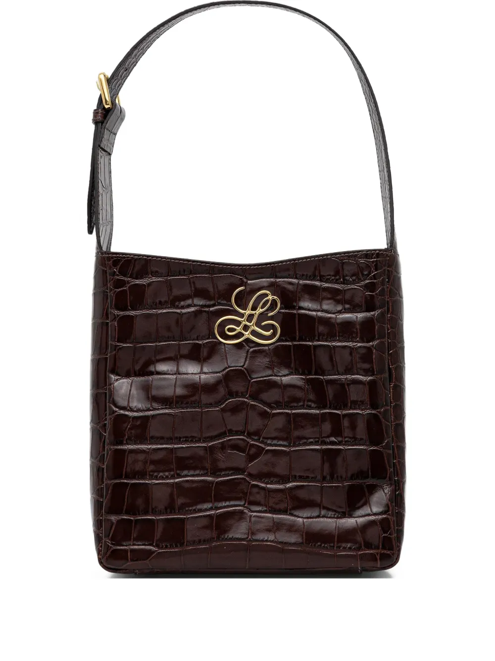 LUISA SPAGNOLI Importante logo tote bag - Marrone