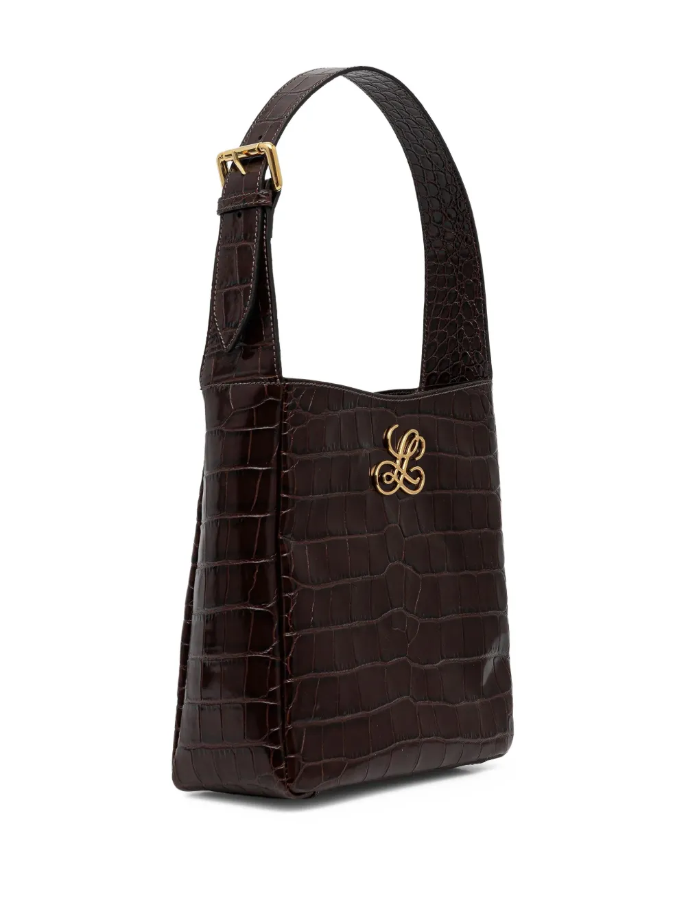 LUISA SPAGNOLI Importante shopper met logo - Bruin