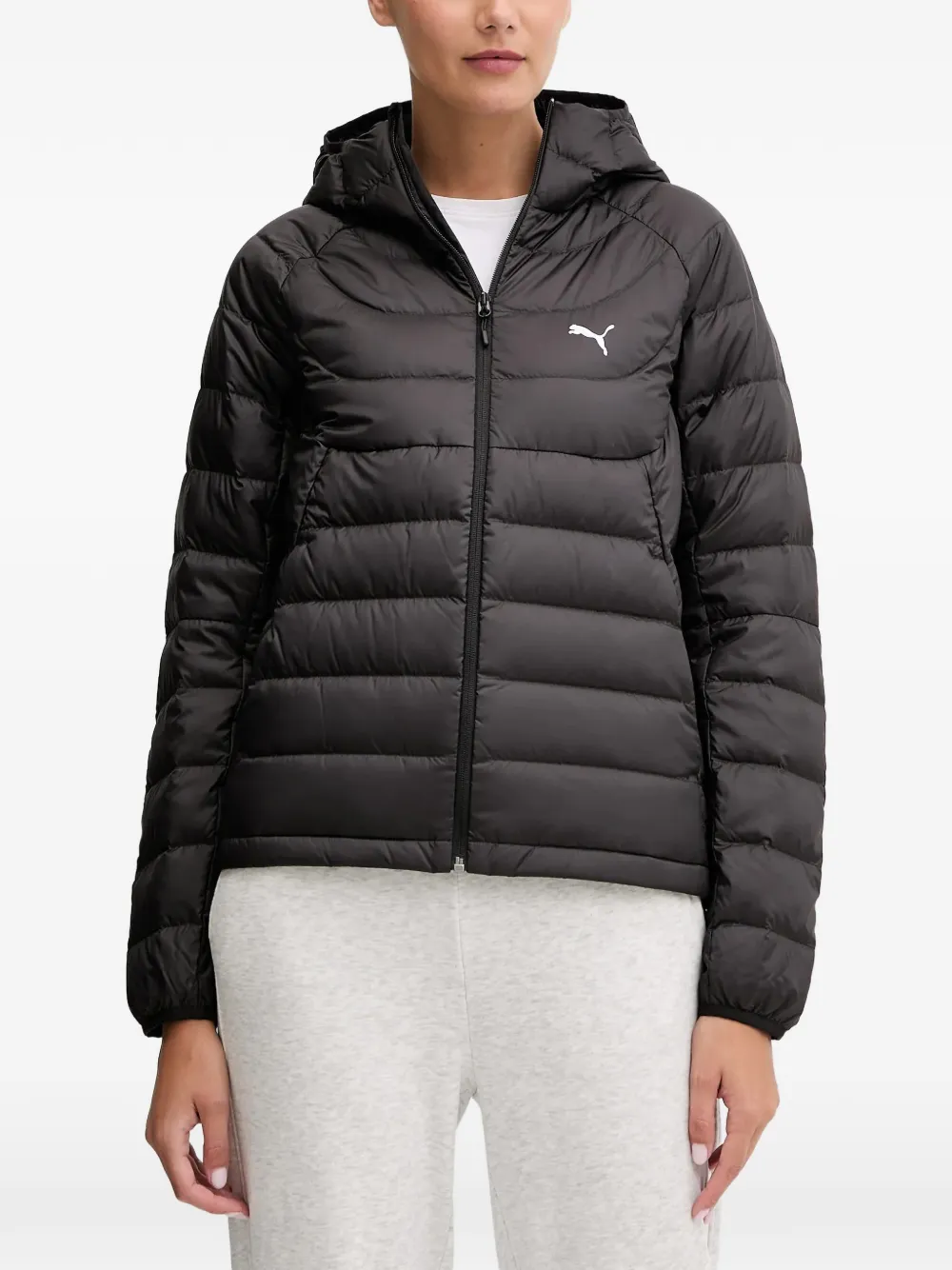 PUMA Gefütterte Kapuzenjacke - Schwarz
