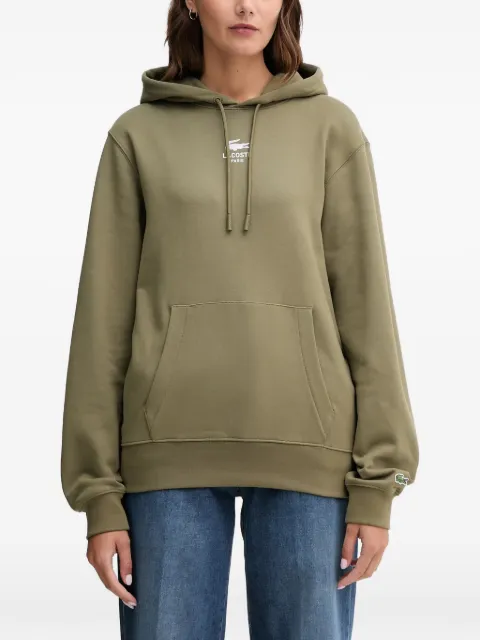 Lacoste drawstring logo hooded hoodie