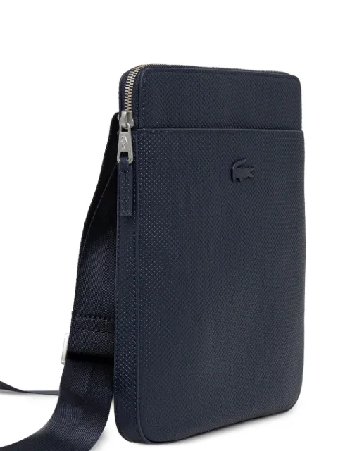 Lacoste logo zip cross body bag