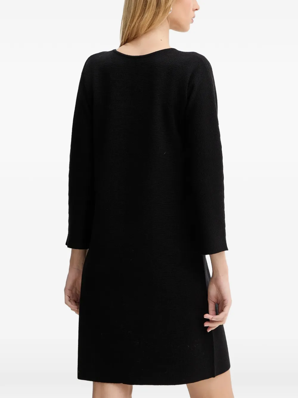 LUISA SPAGNOLI Misfatta bow-detail mini dress Zwart