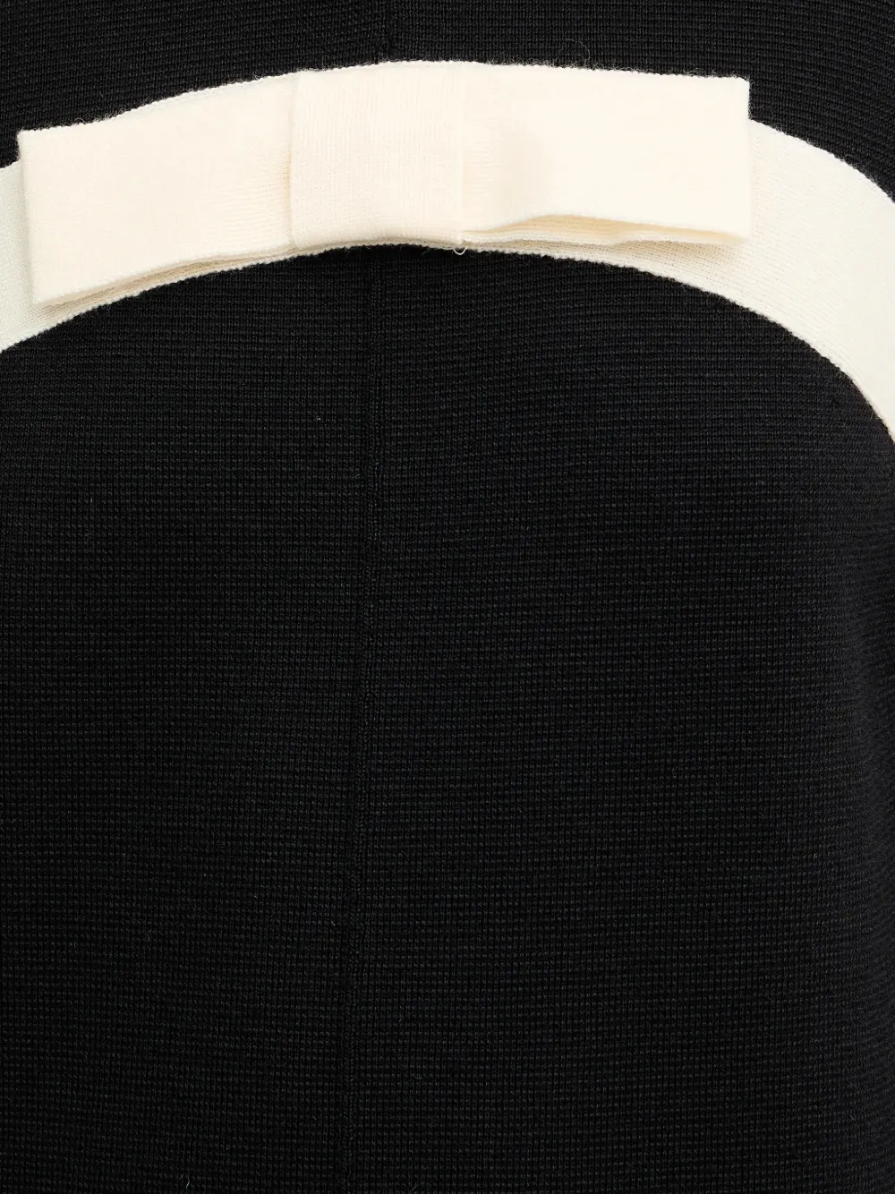 LUISA SPAGNOLI Misfatta bow-detail mini dress Zwart