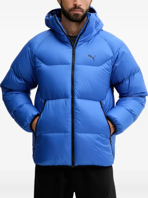 PUMA Jaqueta com logo e capuz