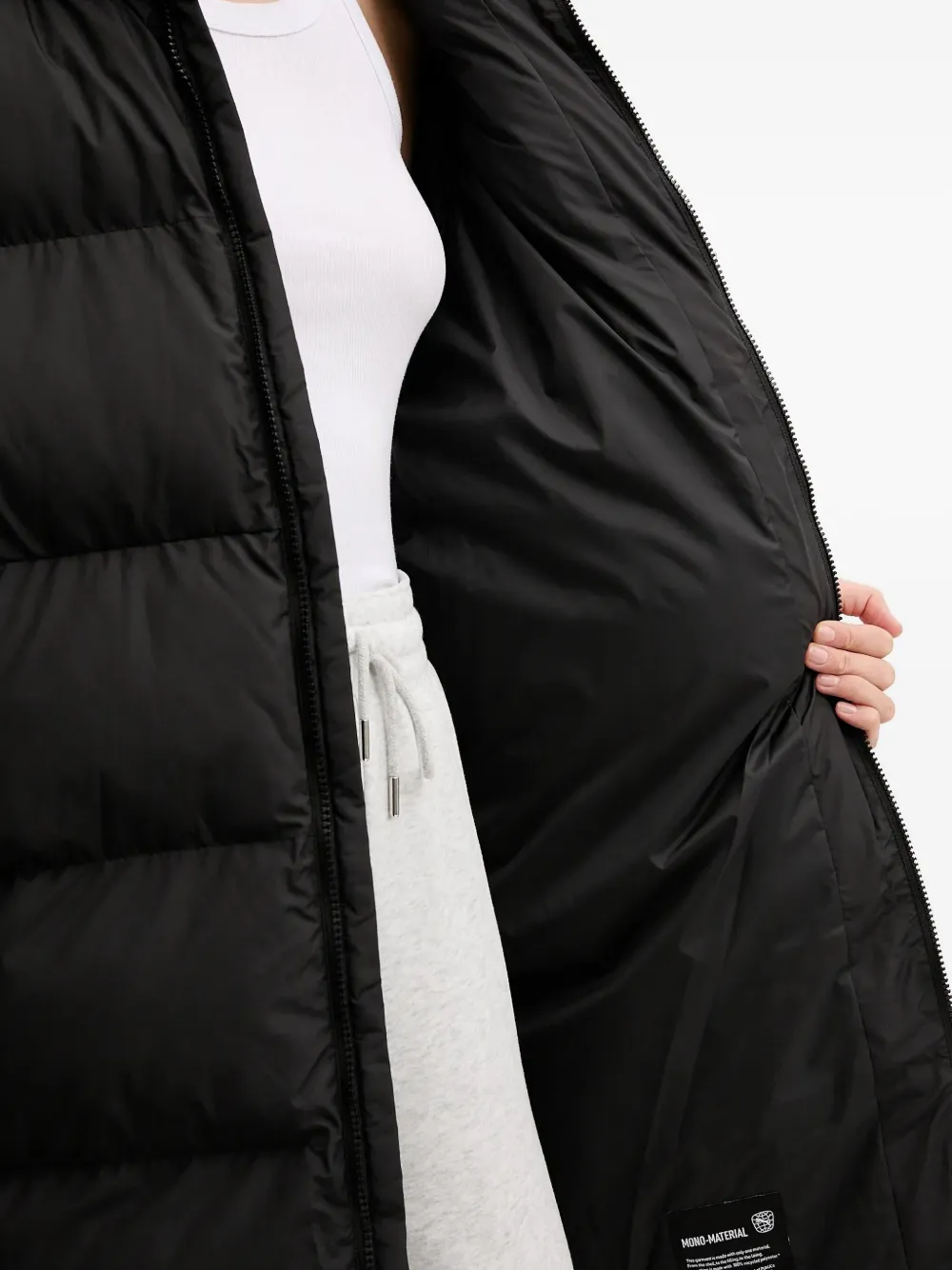 Puma Hooded Padded Jacket In Black