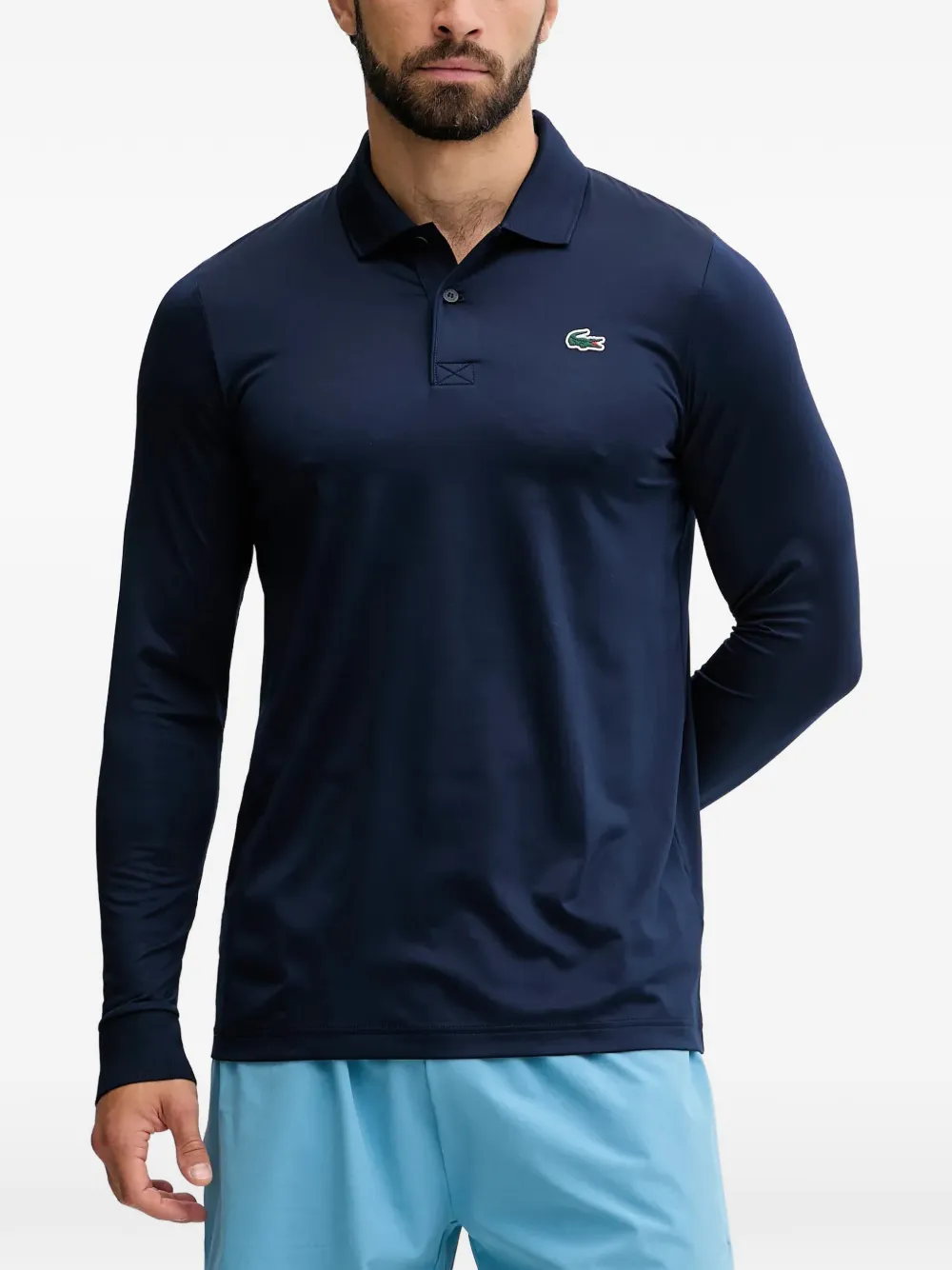 Lacoste Polo a maniche lunghe - Blu