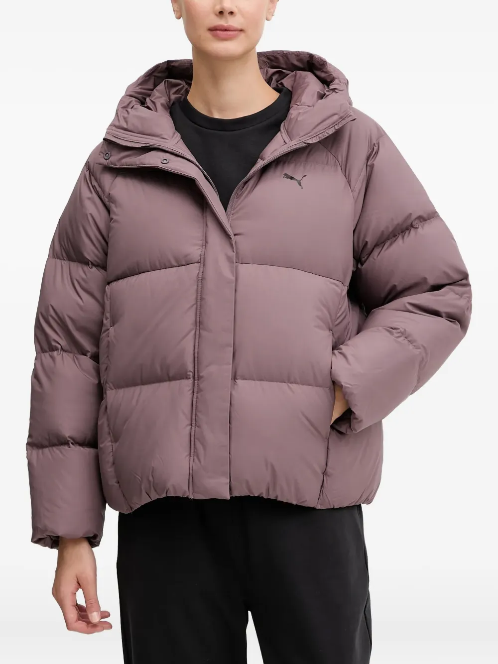 PUMA plumífero con capucha | morado | Image 1