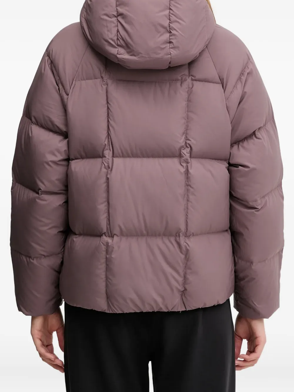 Puma Hooded Puffer Jacket In Purple