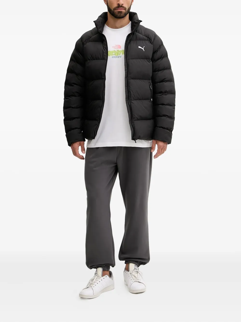 PUMA Mono logo zip jacket | Down Jackets | Image 2