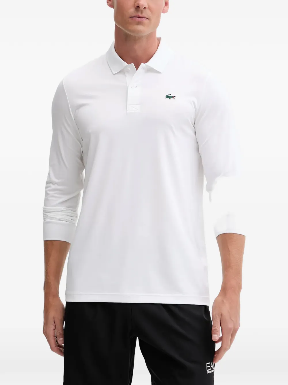 Lacoste Polo a maniche lunghe - Bianco