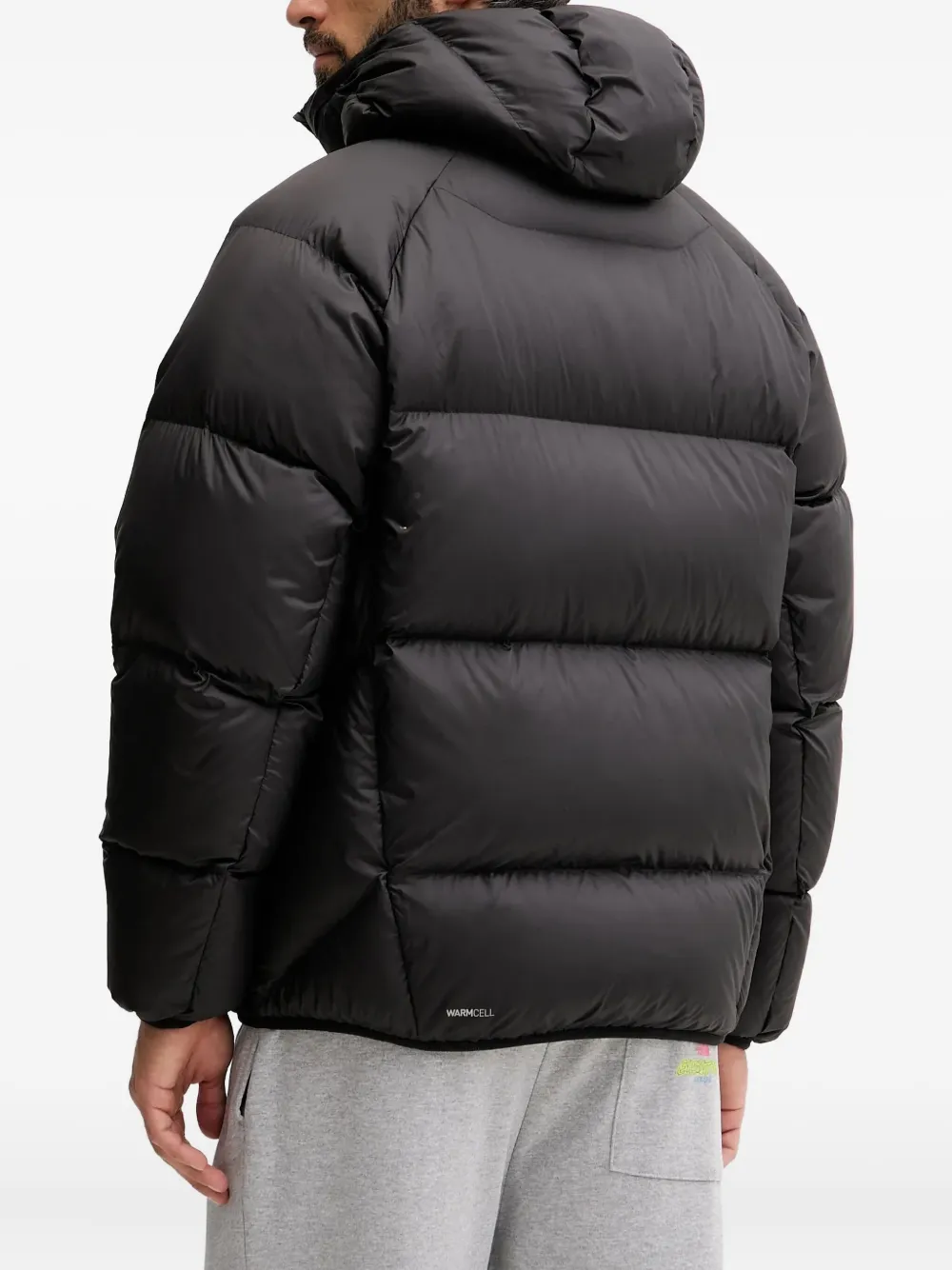 PUMA Jack met capuchon en logo Zwart