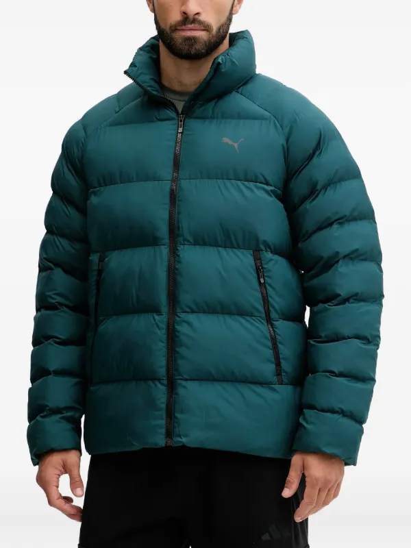 PUMA Mono Zip Puffer Jacket | Green | FARFETCH