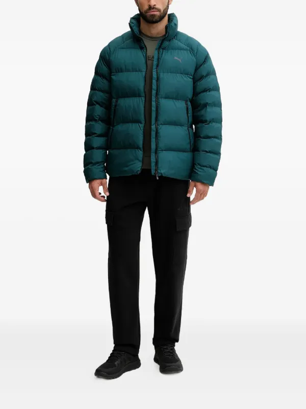PUMA Mono Zip Puffer Jacket | Green | FARFETCH
